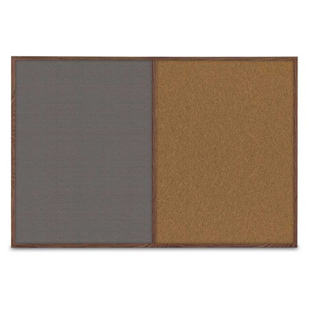 United Visual Products Slim Style Indoor Enclosed Radius Corkbo UVRDS42SB-BRONZE-CLOUD